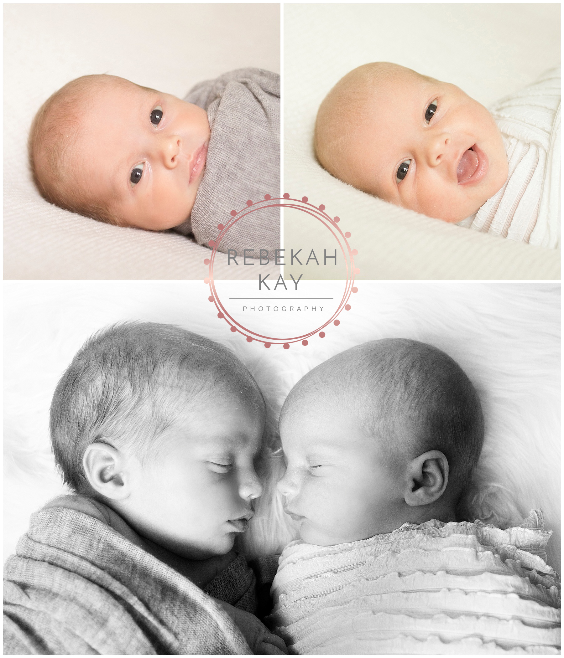 andover twin newborn session photographer